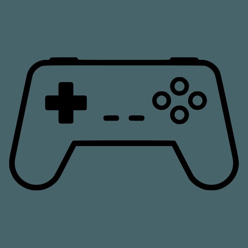 Profil de manette de manette de jeu Vector de jeu
