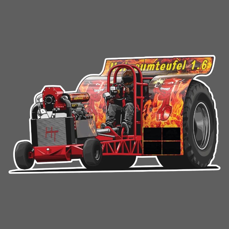 Tractor Pulling // Illustration