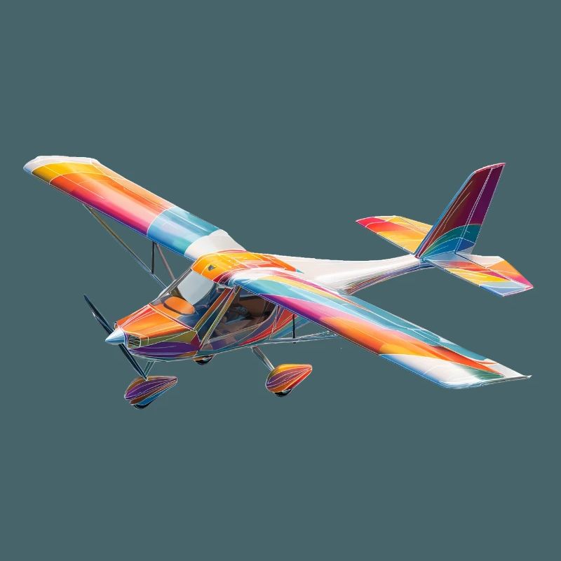RC Rainbow Airplane Pattern