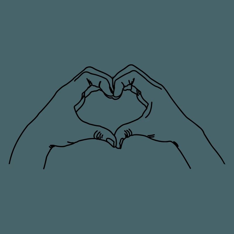 Handgeste LIEBE