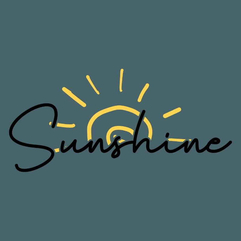 Sonnenaufgangs-Kritzelbogen