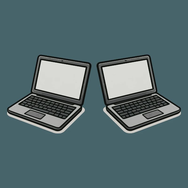Doppel-Laptop 
