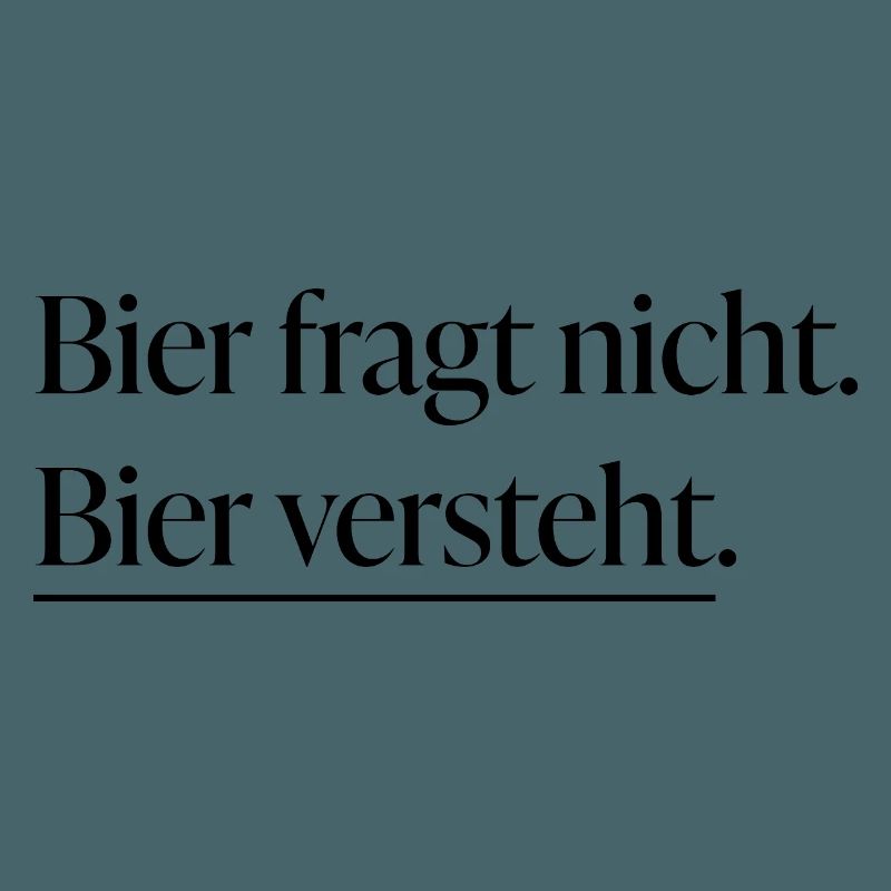 Bier versteht