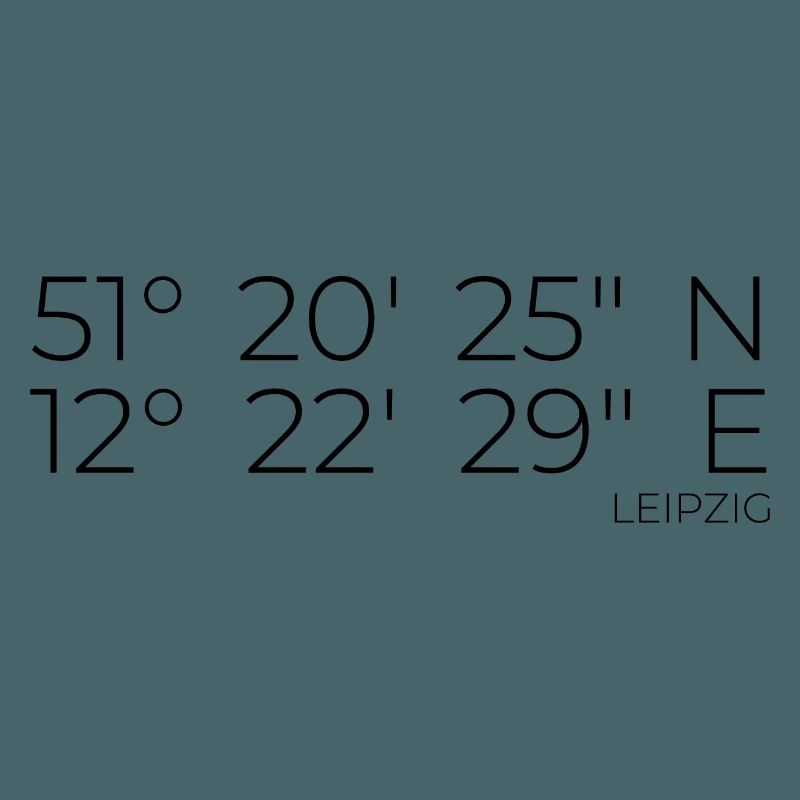 Coordinates Leipzig