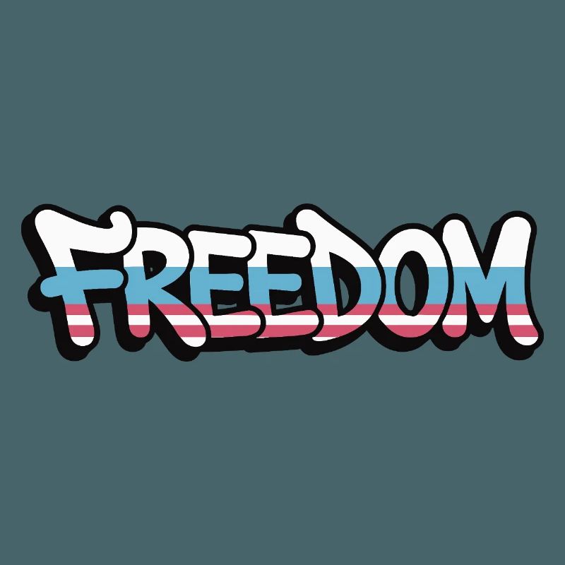 Freedom Typografie Statement Design