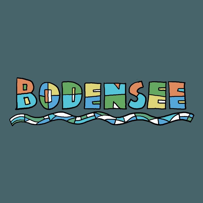 Bodensee Farbschrift