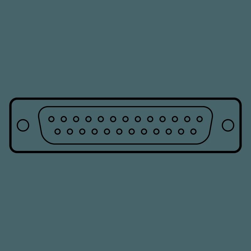 DB 25 Connector Parallel, Printer