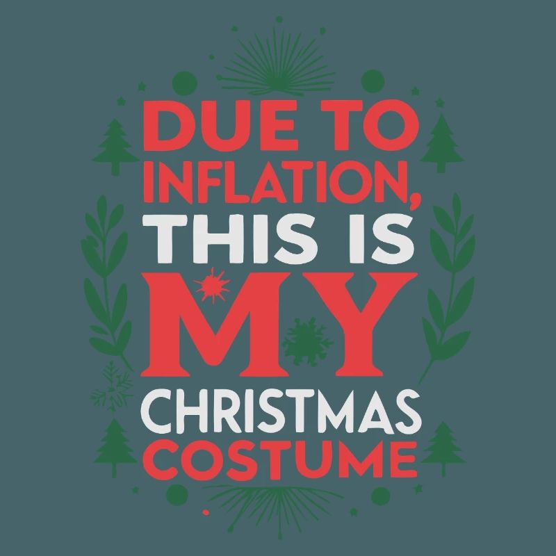 Inflation-Weihnachtskostüm