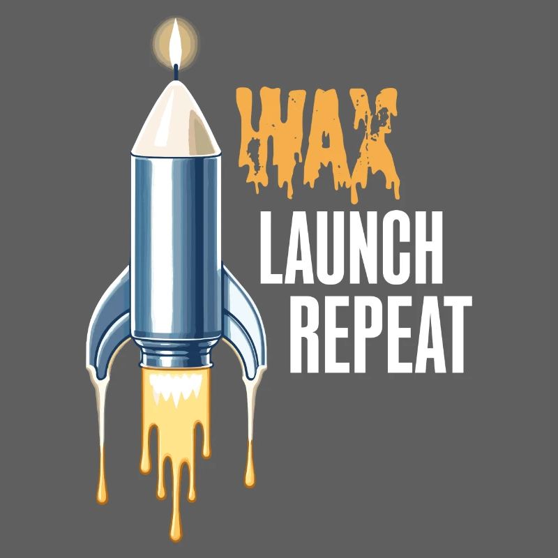 WAX Launch Repeat – Fun Rocket Candle Design