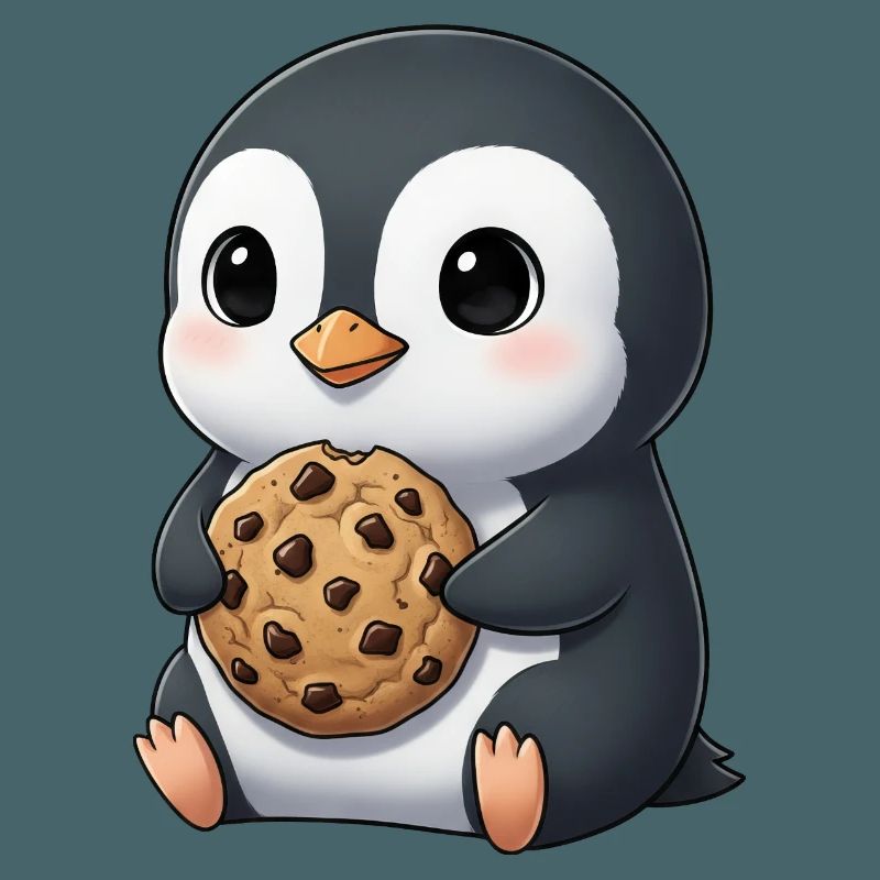 Biscuits pingouins mignons Biscuits de dessin animé Candy