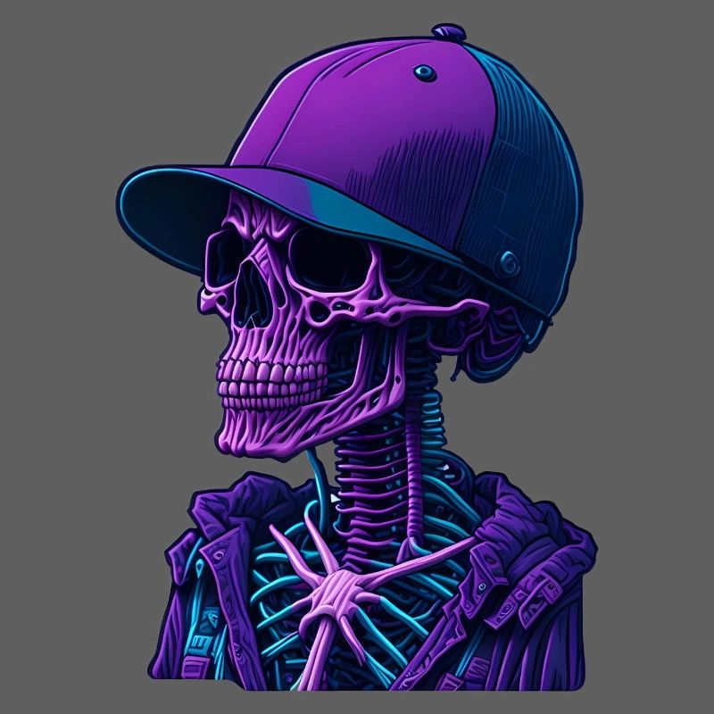 Skeleton with cap