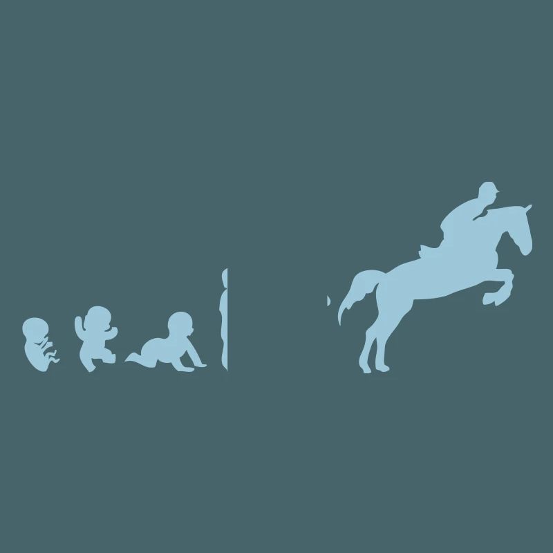 Evolution cheval3 obstacle riding his
