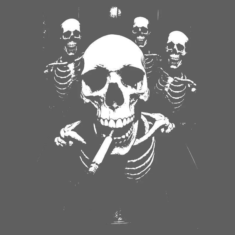 Skeletons Parade in the elevator