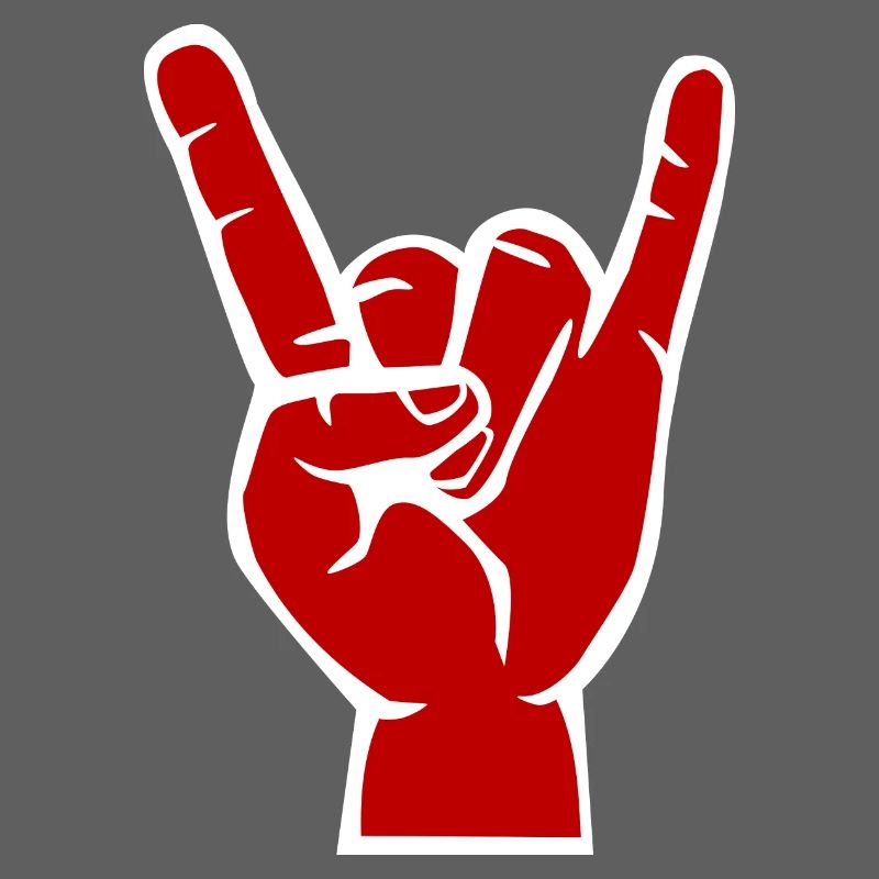 Devil's hand, Devil Rock cool metal symbol