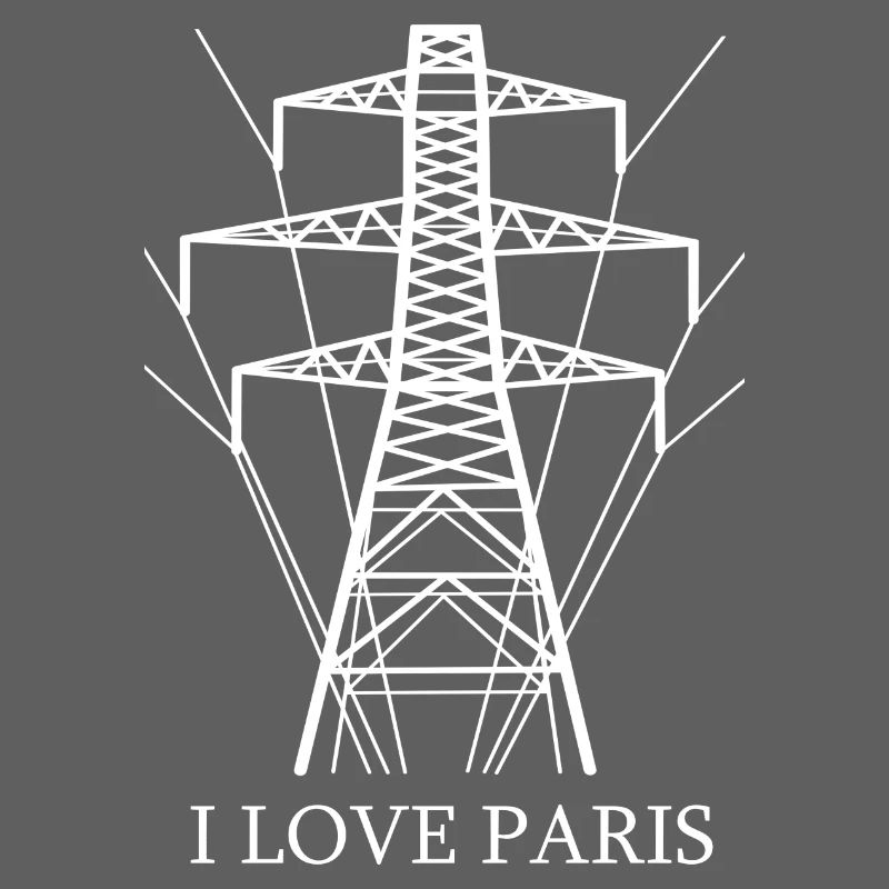 Ironic I love Paris Eiffel Tower as a power pole