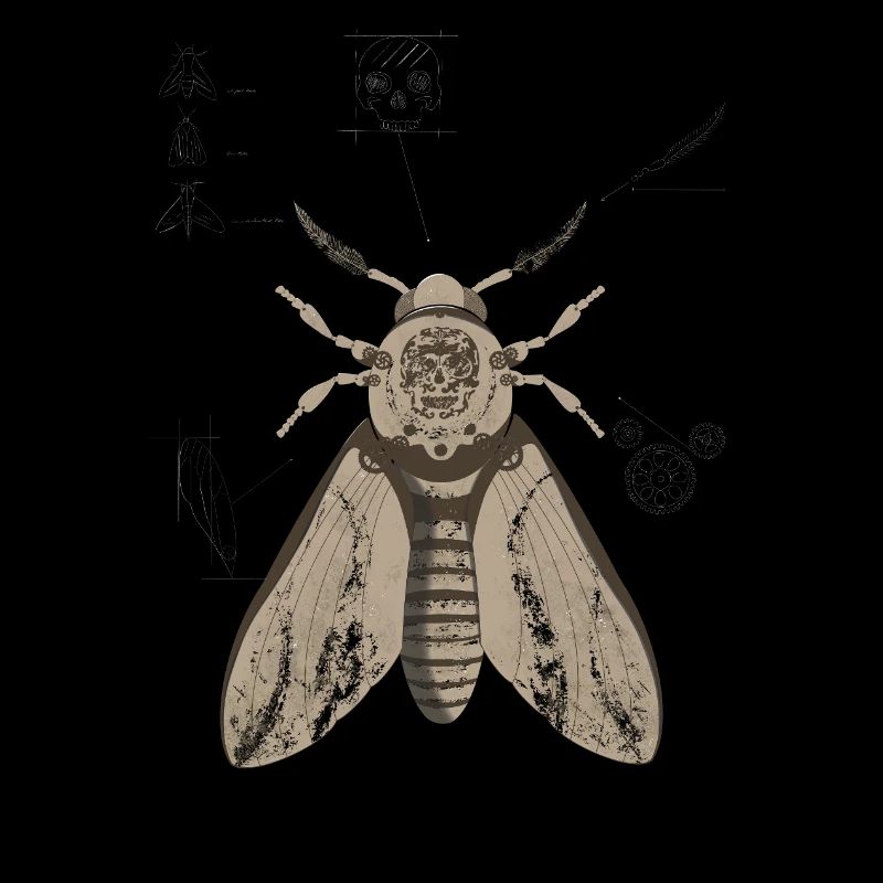 Skull Moth Anatomy