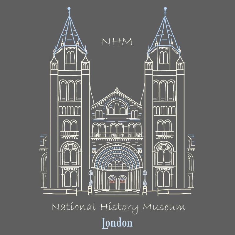 Londres, Musée d’histoire naturelle NHM, Dessin, Royaume-Uni