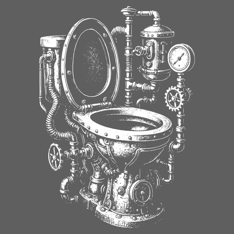 Steampunk Toilet Engine