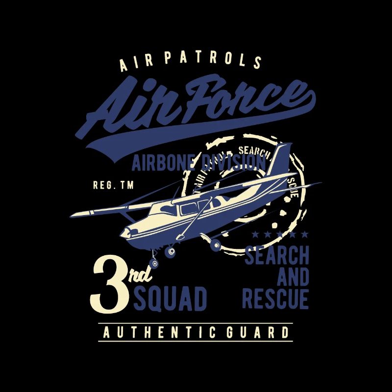 Air Force Luftwaffe Flugzeug Squad Mannschaft