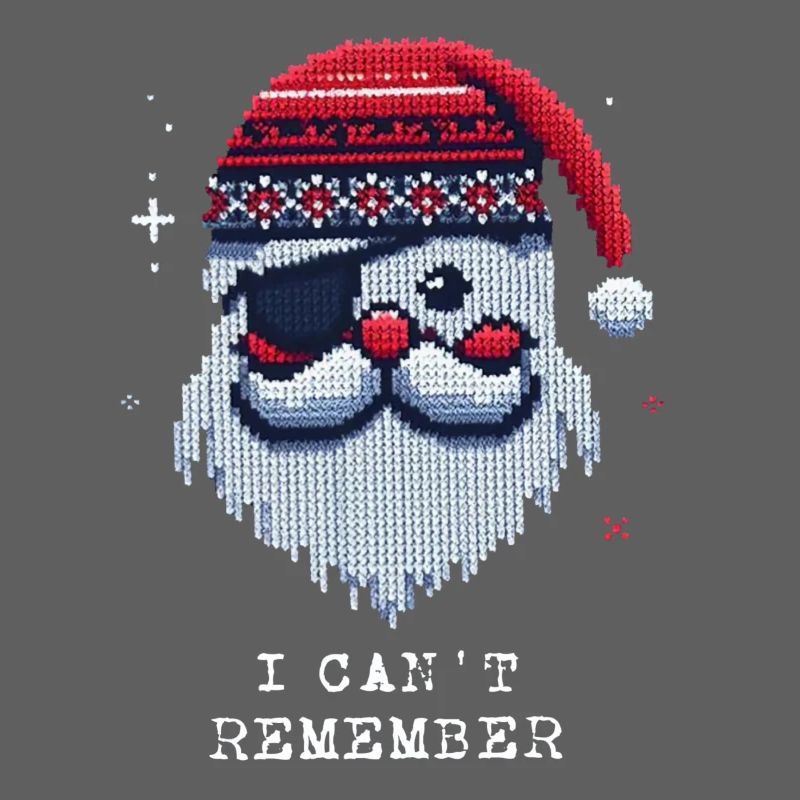 Santa Claus with Eye Patch Knitting Pattern