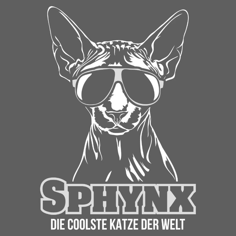 SPHYNX coolste Katze Katzen Spruch Sphinx Wilsigns