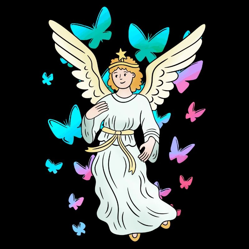 celestial spring butterflies nature angel