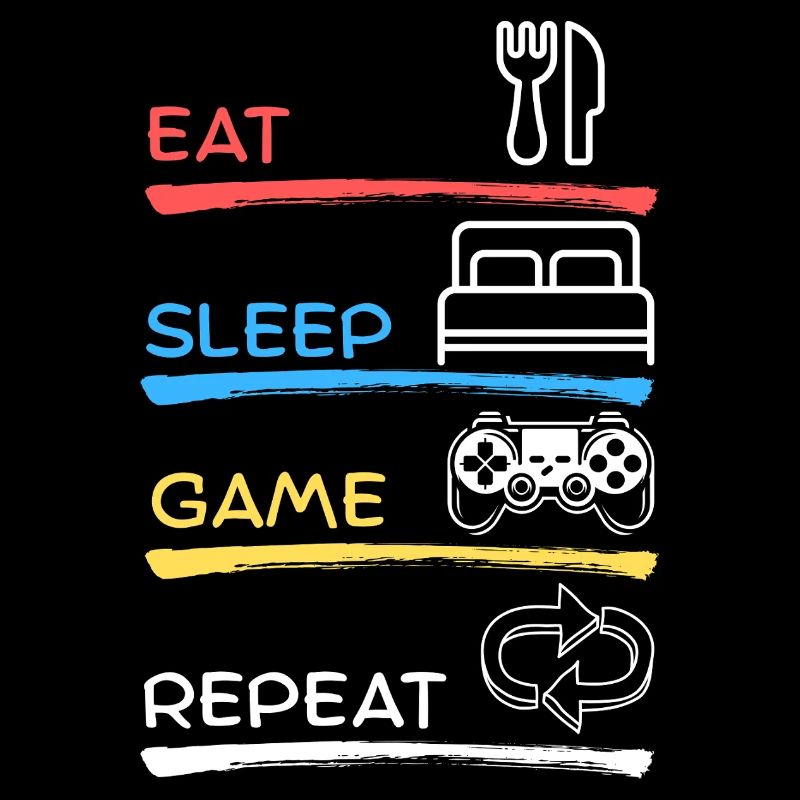 Manger dormir jeu Répéter
