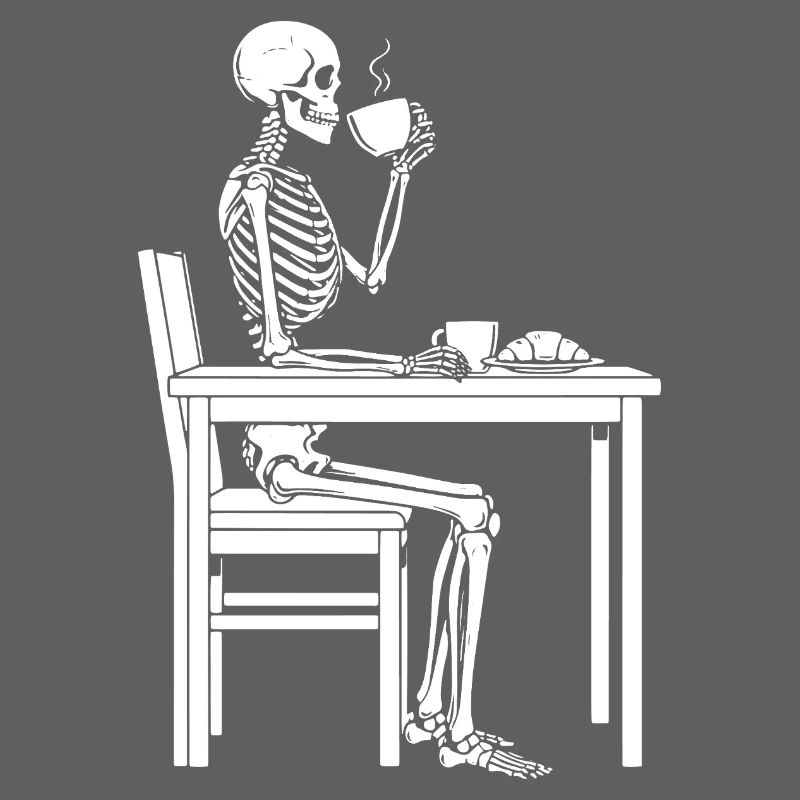 Pause café Skeleton