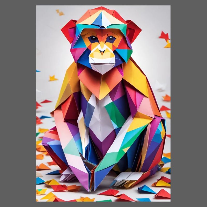 Regenbogen-Affe