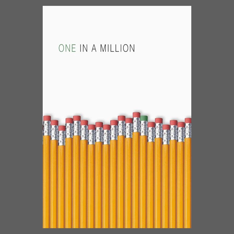 One in a Million Unique Statement Design