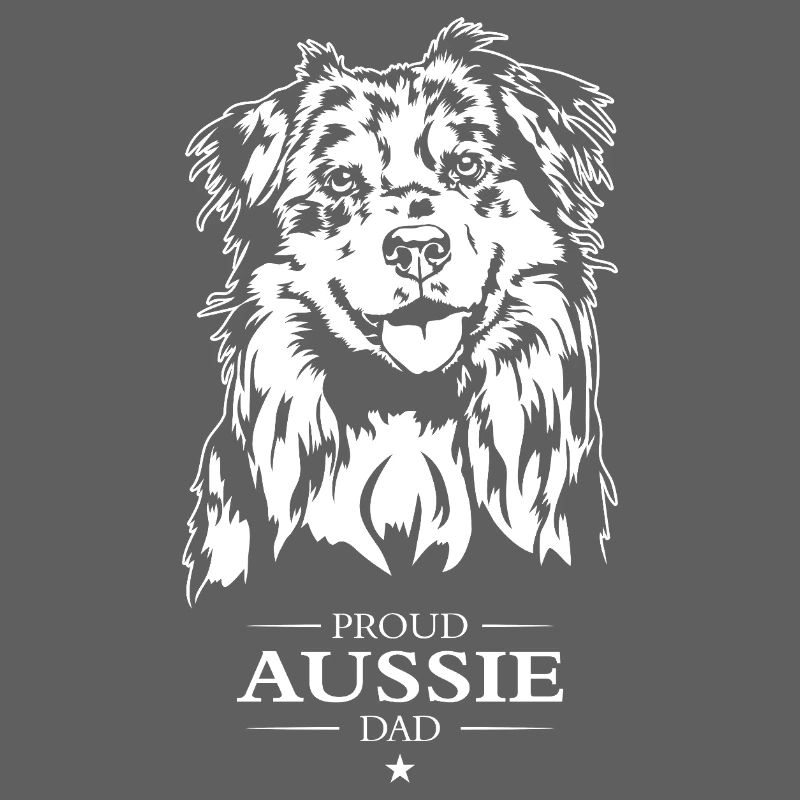Aussie Dad Hunde Australian Shepherd Hund Wilsigns