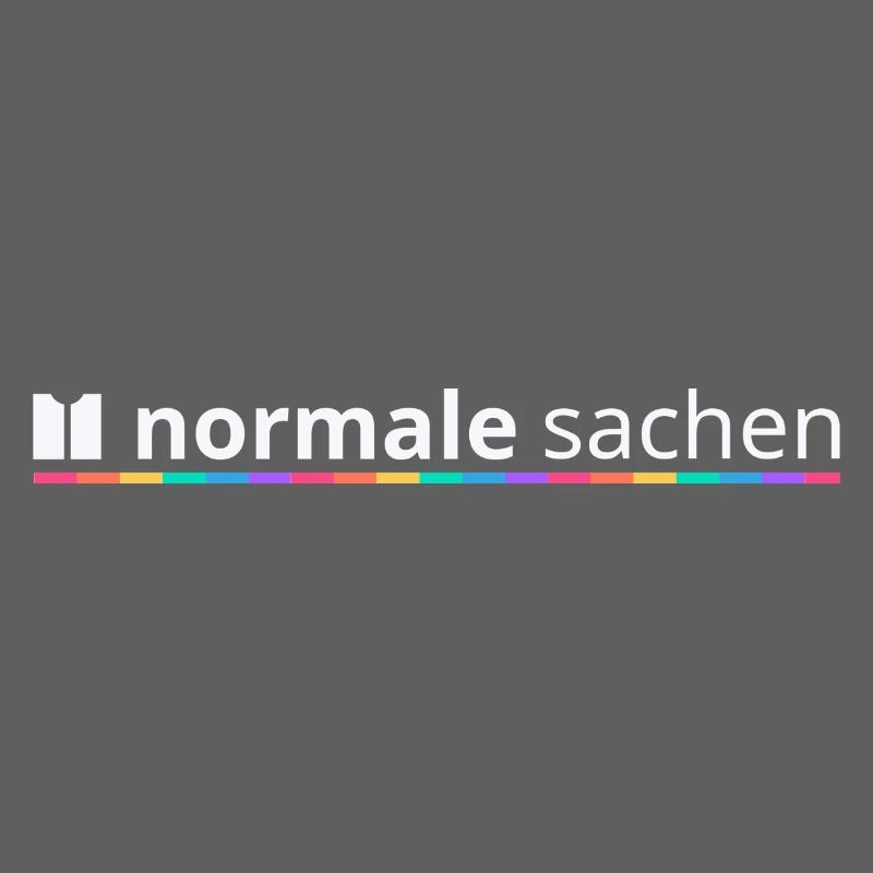 Normal Stuff Logo Arc-en-ciel