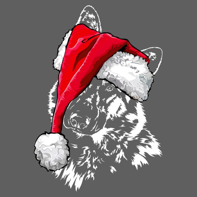 Santa GERMAN SHEPHERD Christmas Wilsigns