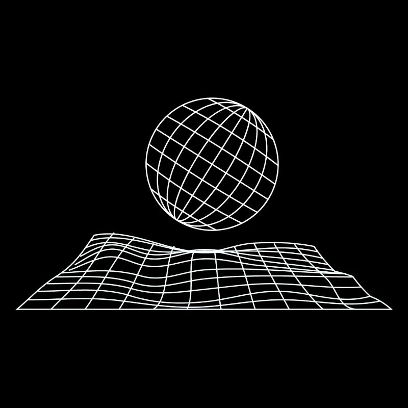 Futuristisches Gitterglobus-Design