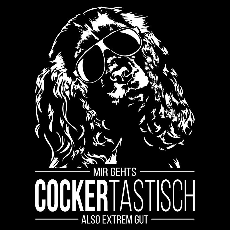 COCKERTASTISCH Cocker Spaniel Hundespruch Hunde