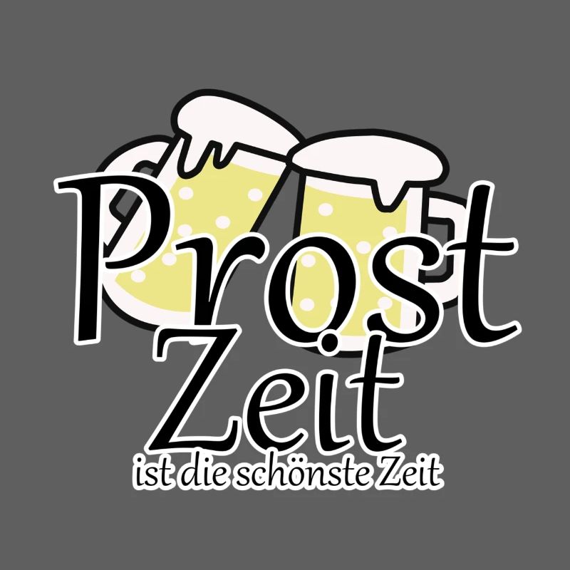 Prost Bier Biergarten Spruch