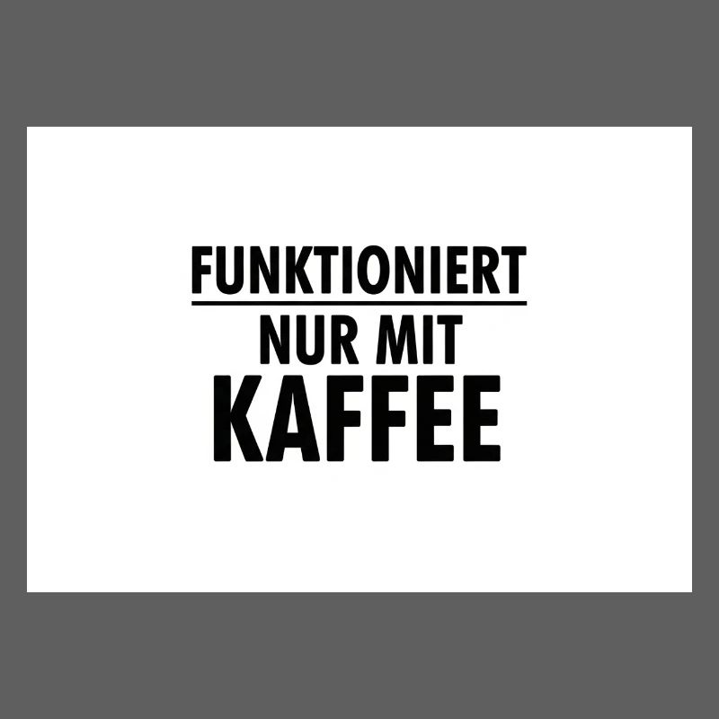 Works only with coffee