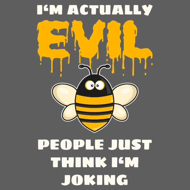 Funny Evil Bee