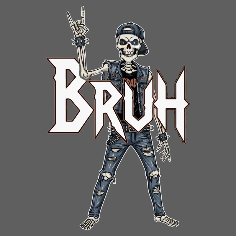 Bruh Skeleton Wippe