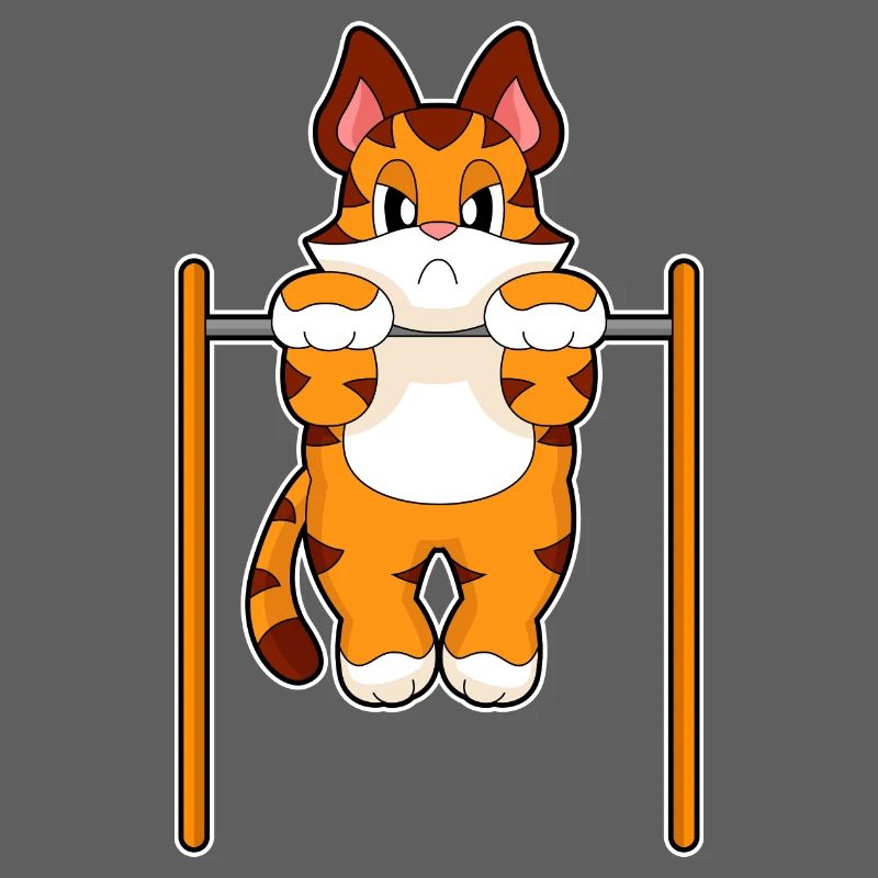 Tiger Bodybuilder Pull-ups Bodybuilding