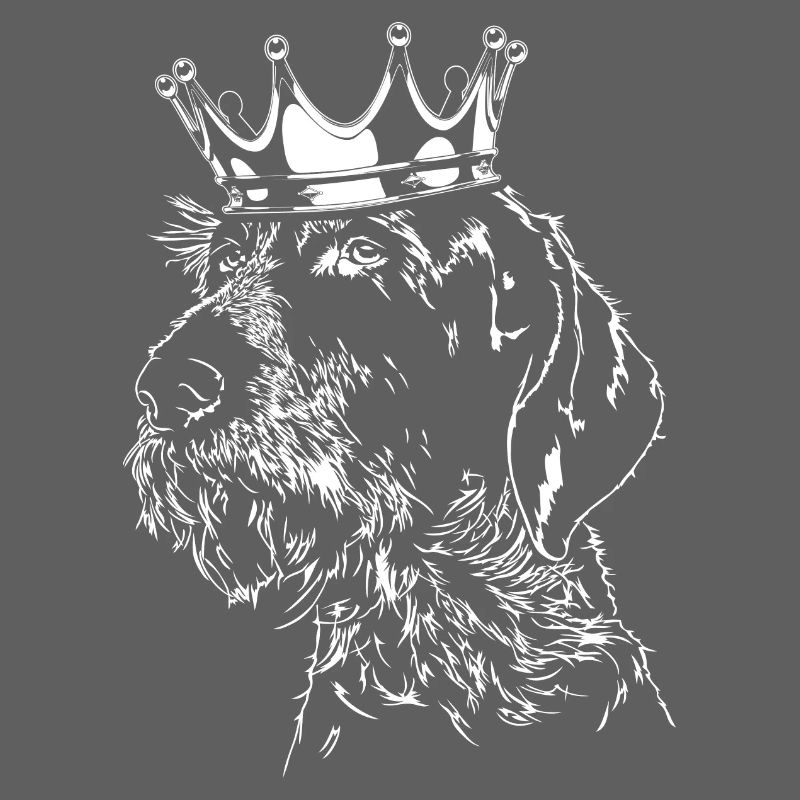 DEUTSCH DRAHTHAAR Krone Hund Hunde Jagd Wilsigns