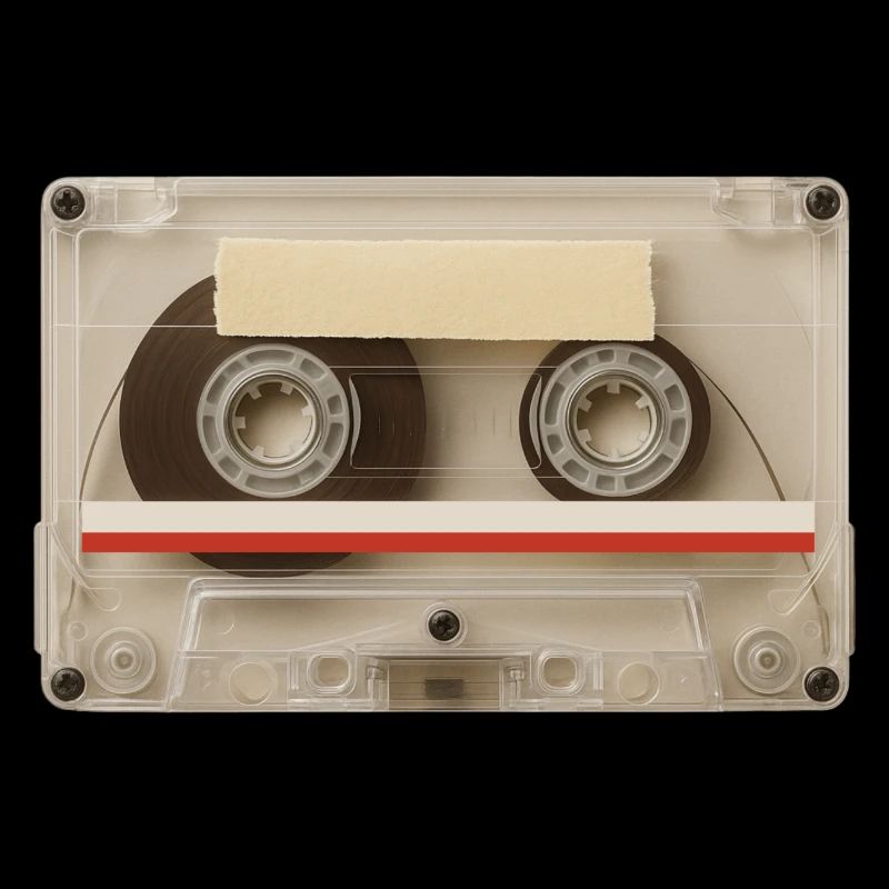 Transparente Kassette – Retro Mixtape