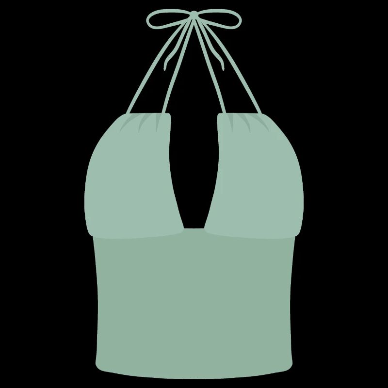 Haut bikini Mint Halter