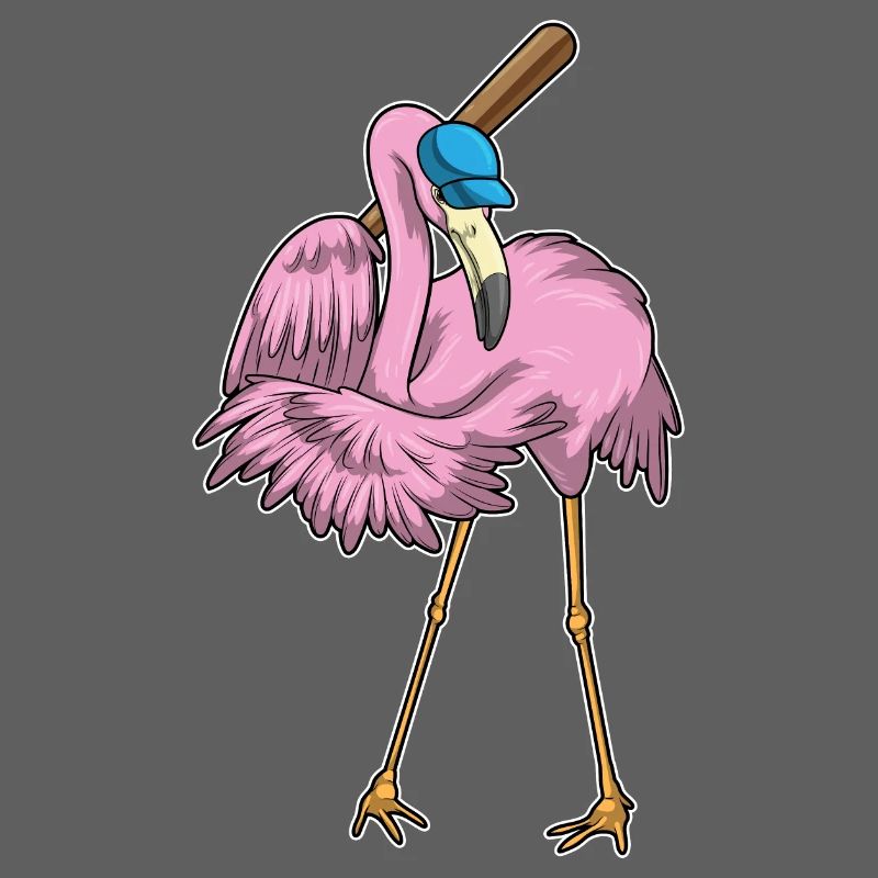 Flamingo Baseball Batte de baseball