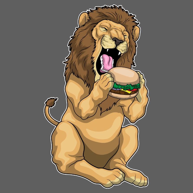 Lion Cheeseburger
