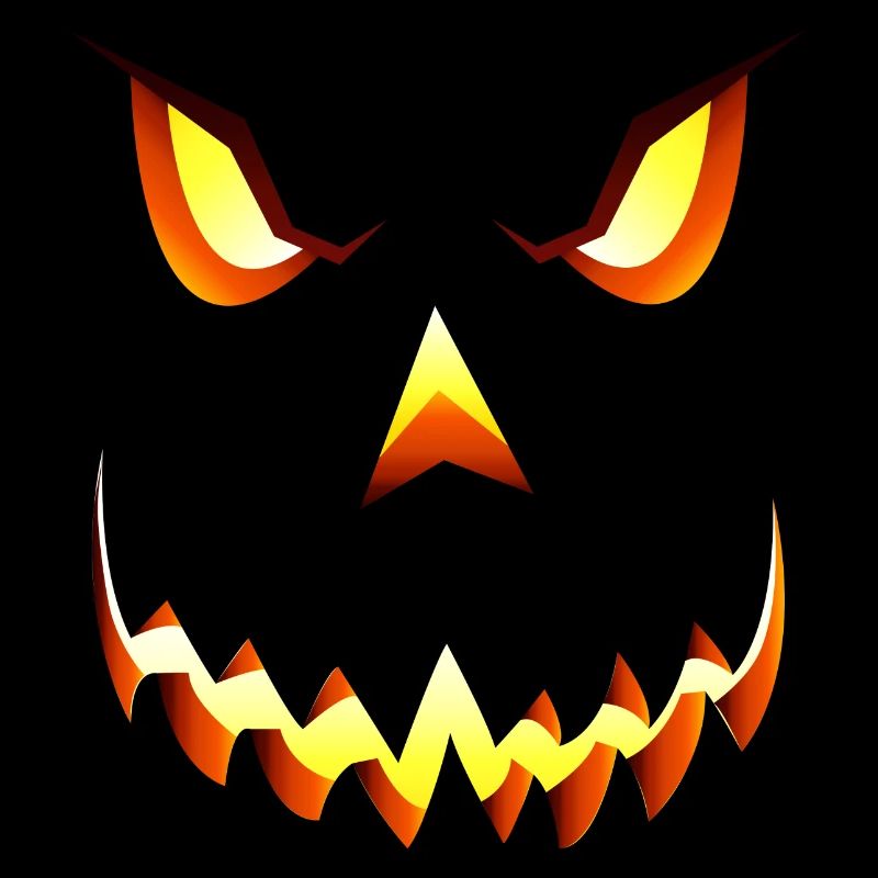 Halloween Pumpkin Wicked Face Dressing Pumpkin