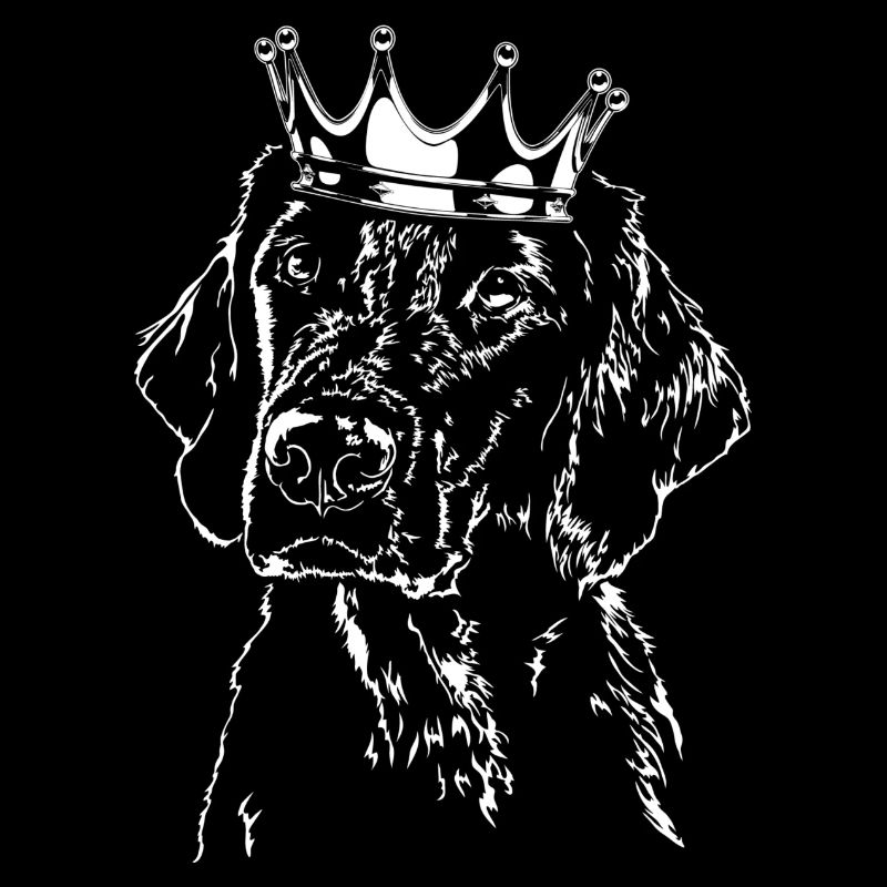 FLAT COATED RETRIEVER Crown Dog Dogs Wilsigns