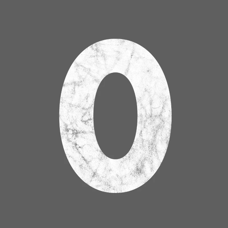 Zahl 0, Nummer 0, 0, Zero, Number Zero, Null