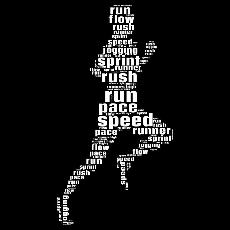 Marathon Runner Rush Run Rythme Speed Running Cadeaux