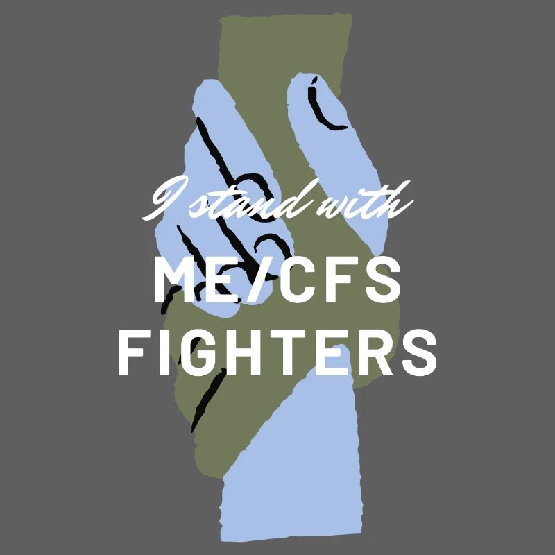 ME/SFC Je me tiens avec les combattants de l’EM/SFC blanc